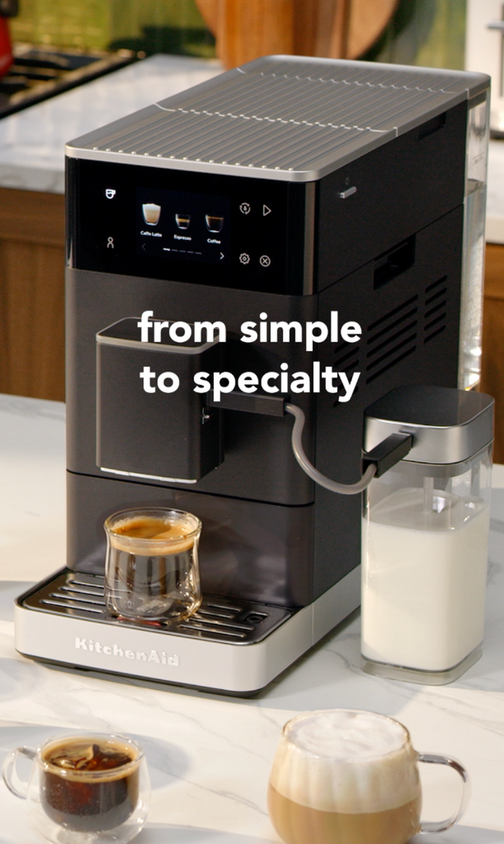 Fully Automatic Espresso Machine with Iced Coffee