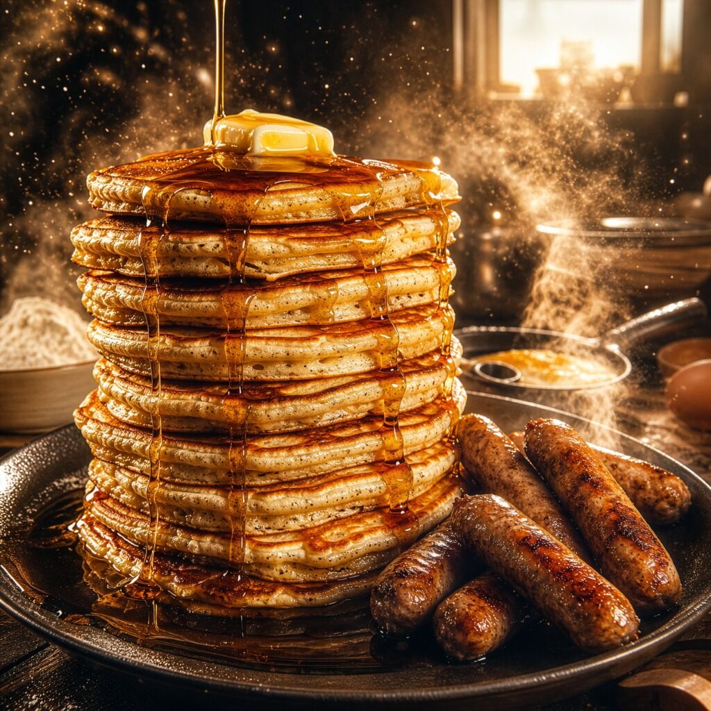 Pancakes and Sausage