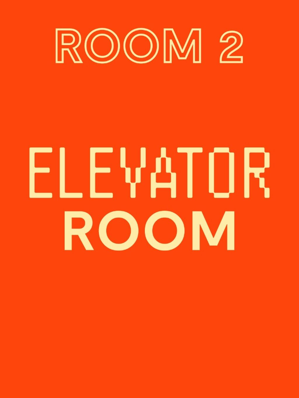 Room 2 : Elevator Room