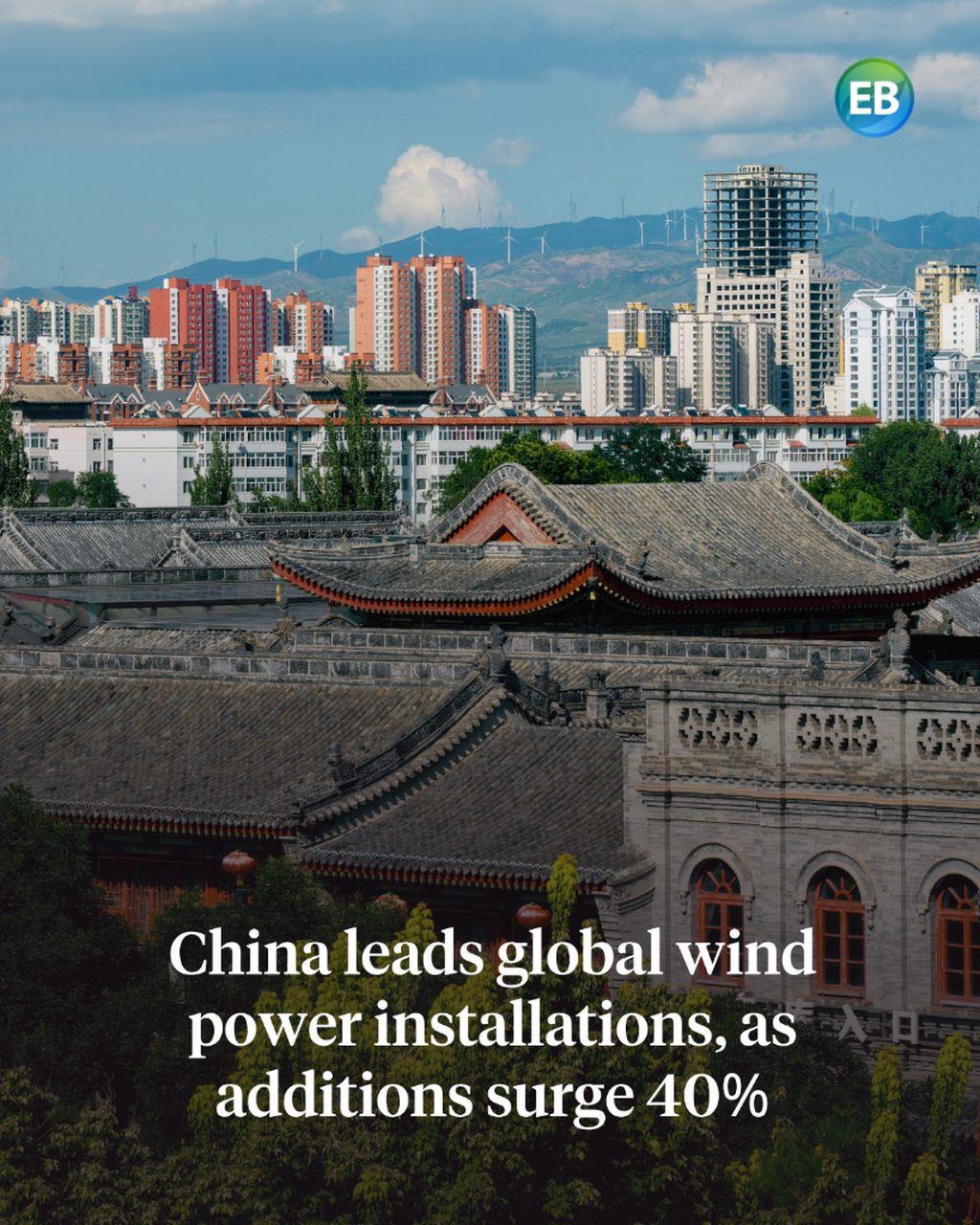China leads global wind power installations, as additions surge 40 per cent in 2025