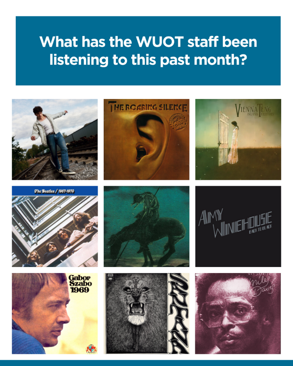 our staff playlist
