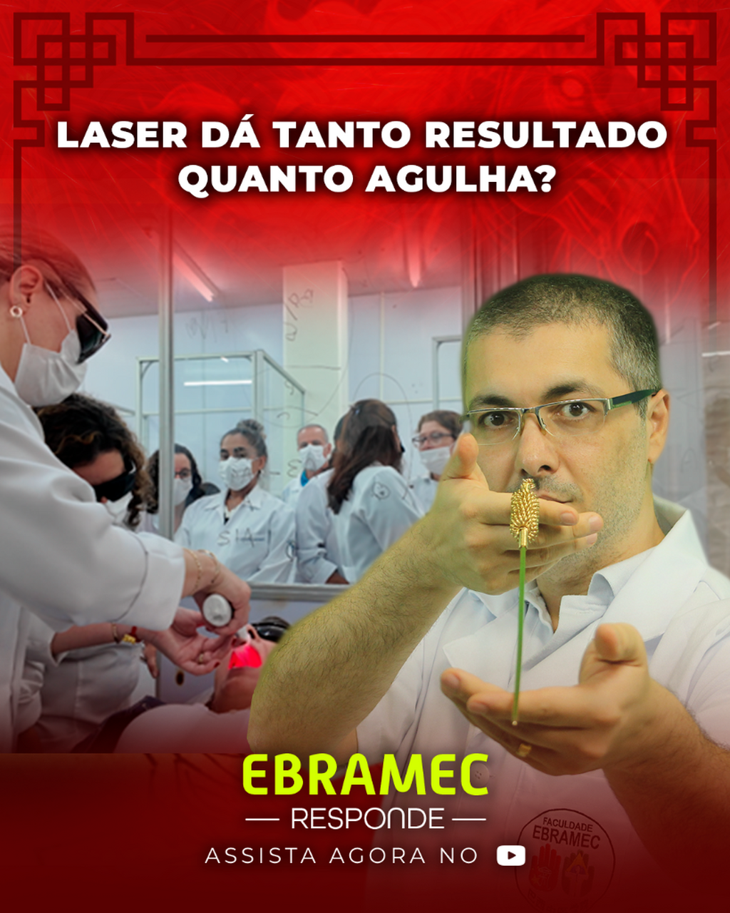 Laser d&aacute; tanto resultado quanto agulha?