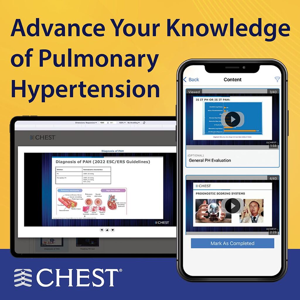CHEST Curriculum Pathway for Pulmonary Hypertension - World PH Day
