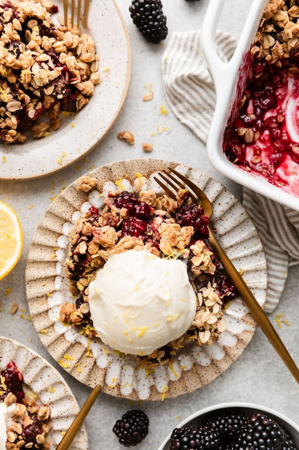 Blackberry Crumble