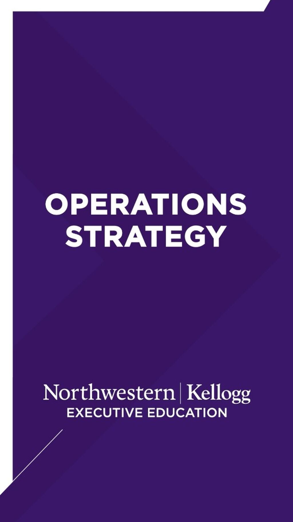 Operations Strategy