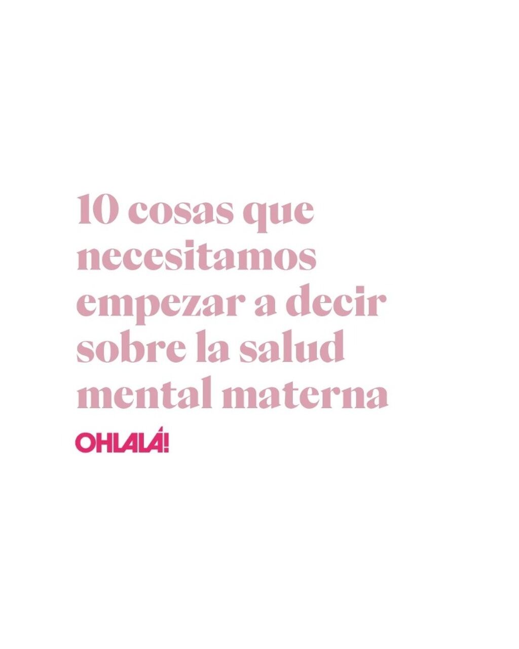 Salud materna