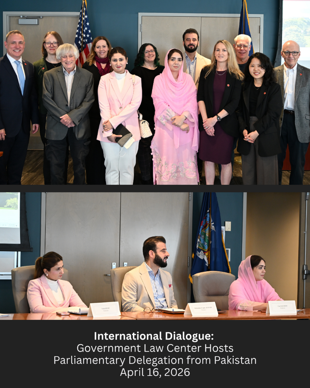 Government Law Center Hosts Parliamentary Delegation from Pakistan