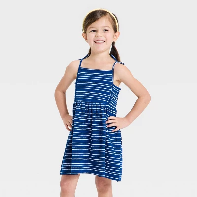 Toddler Girls' Striped Tank Dress