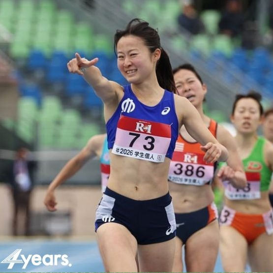 順大ルーキー・木田美緒莉が個人選手権女子1500mV　学生記録保持者の背中も追う