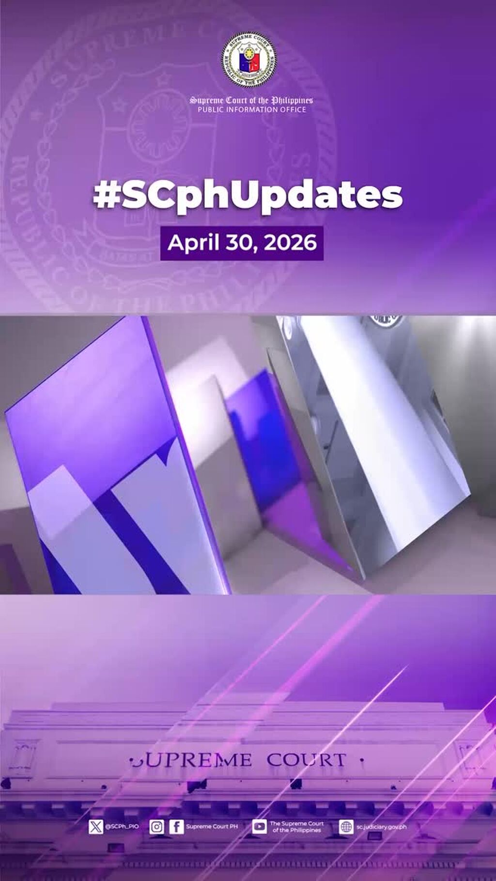 #SCphUpdates April 30, 2026
