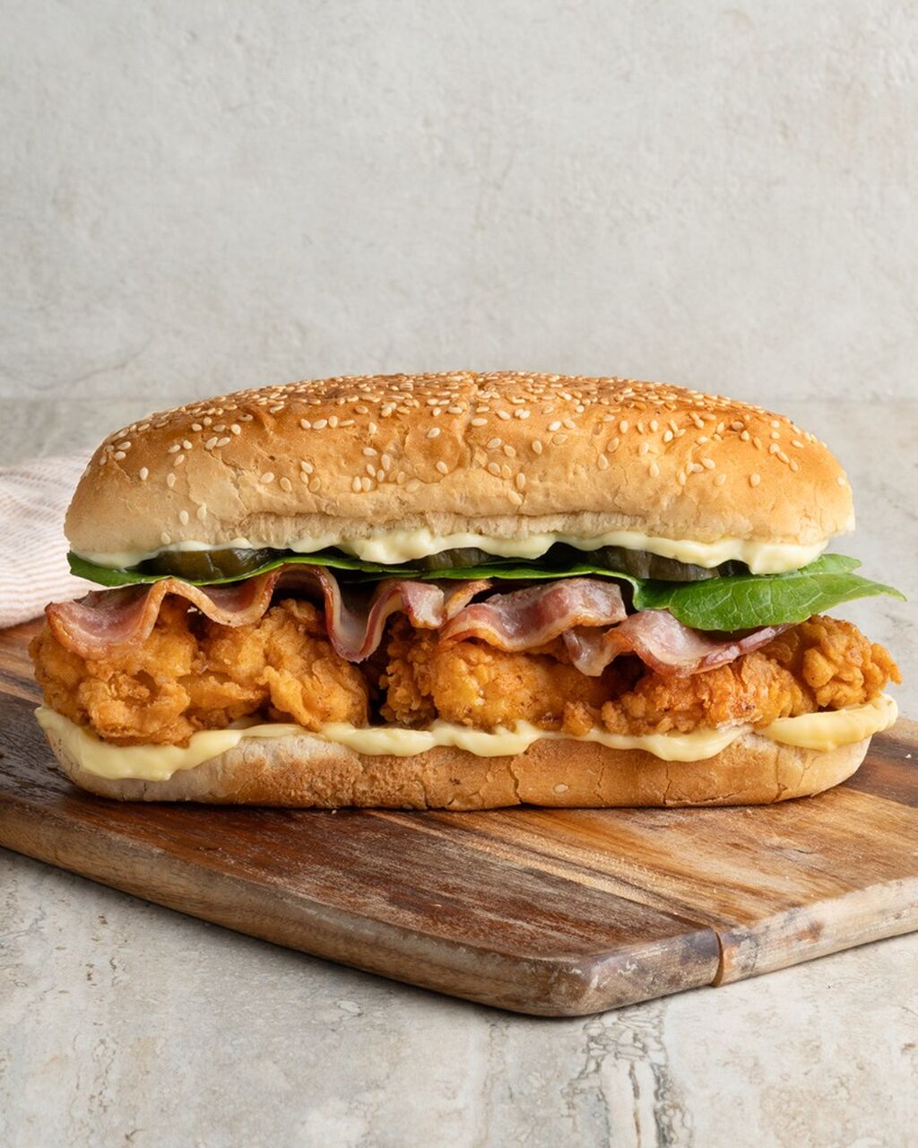 Street chicken sandwich