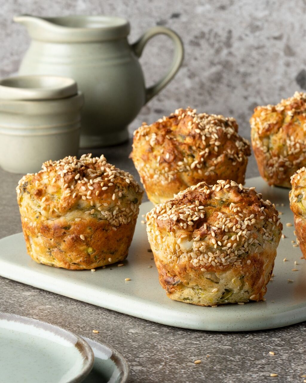 &Alpha;&lambda;&mu;&upsilon;&rho;ά muffins &mu;&epsilon; &kappa;&omicron;&lambda;&omicron;&kappa;&upsilon;&theta;ά&kappa;&iota;&alpha; &kappa;&alpha;&iota; &phi;έ&tau;&alpha;