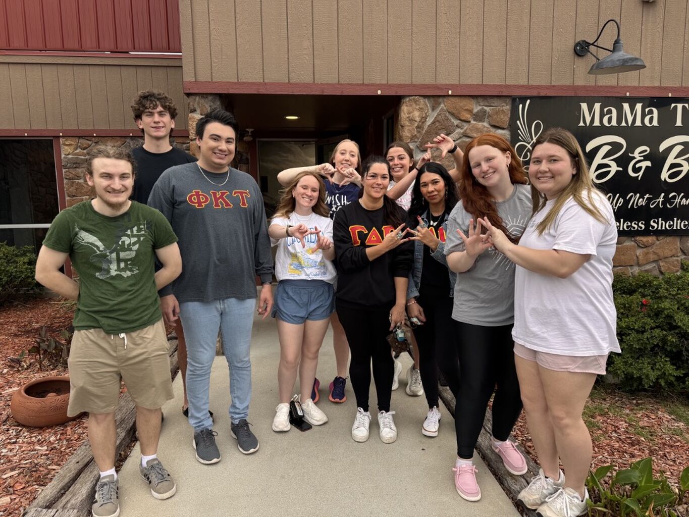 Giving back through Greek Week: ECU students donate thousands of hygiene items