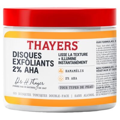 Disques toniques exfoliants AHA