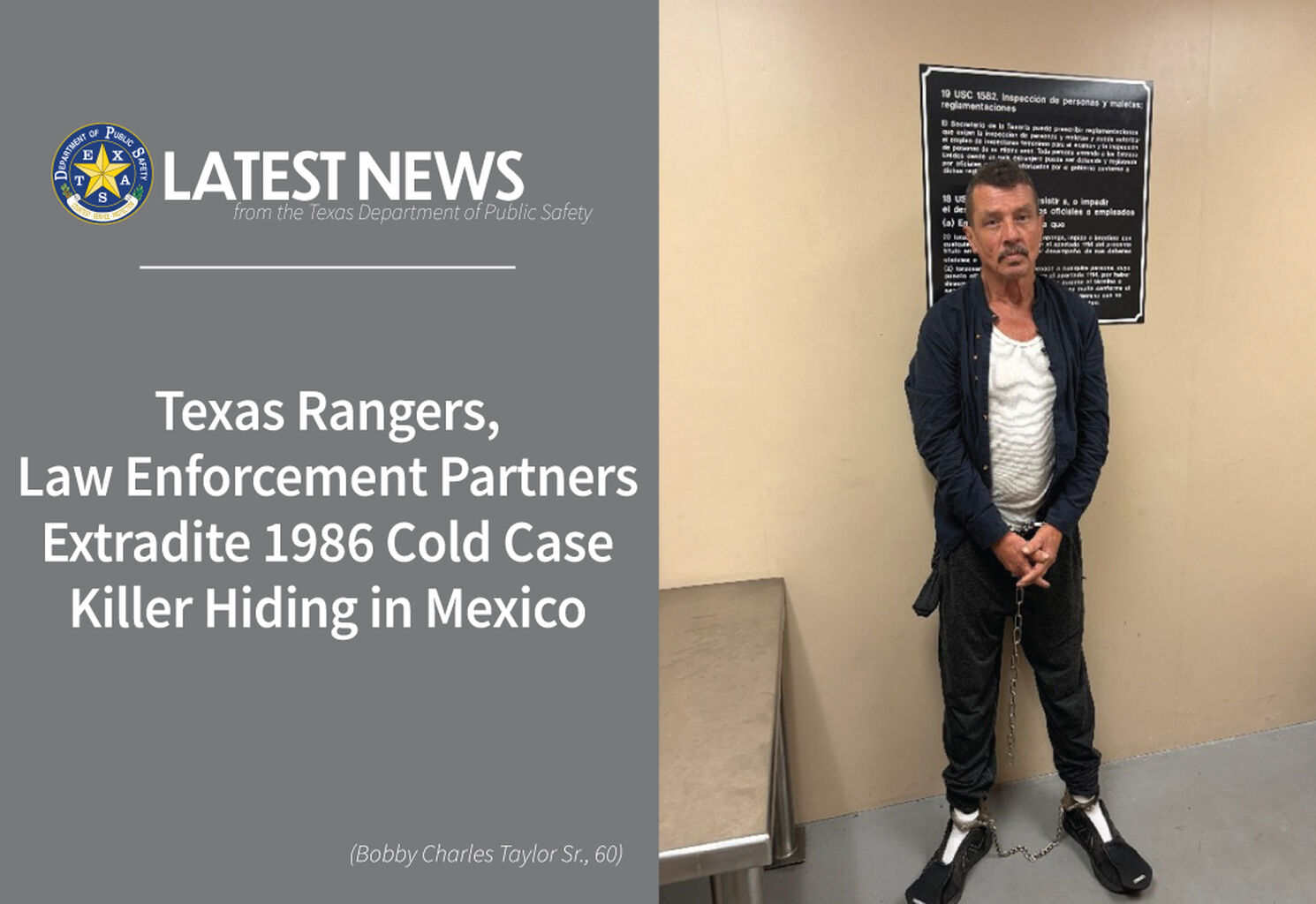 Rangers Solve 1986 Cold Case