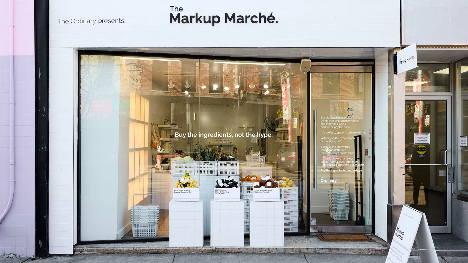 The Ordinary mocks beauty marketing by selling produce at absurd prices