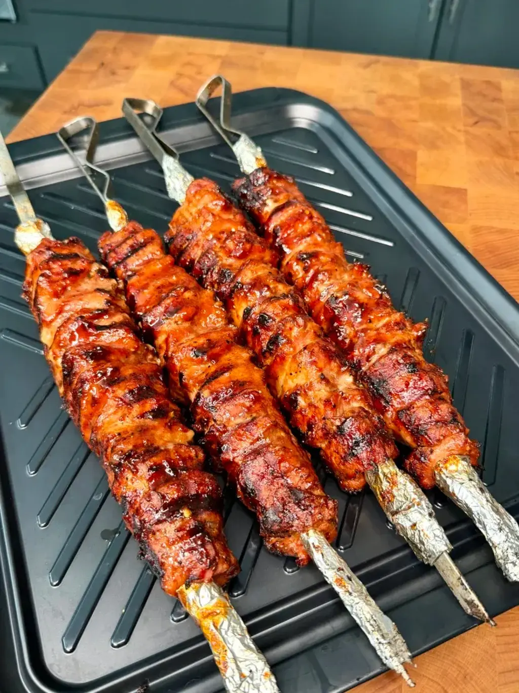 Sweet Heat Pork Skewers