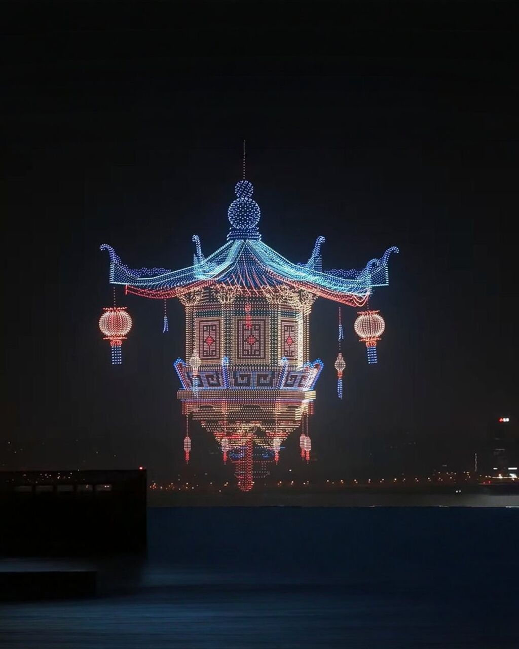 22,580 drones. Simultaneously. In the sky above Hefei, China. 🤯