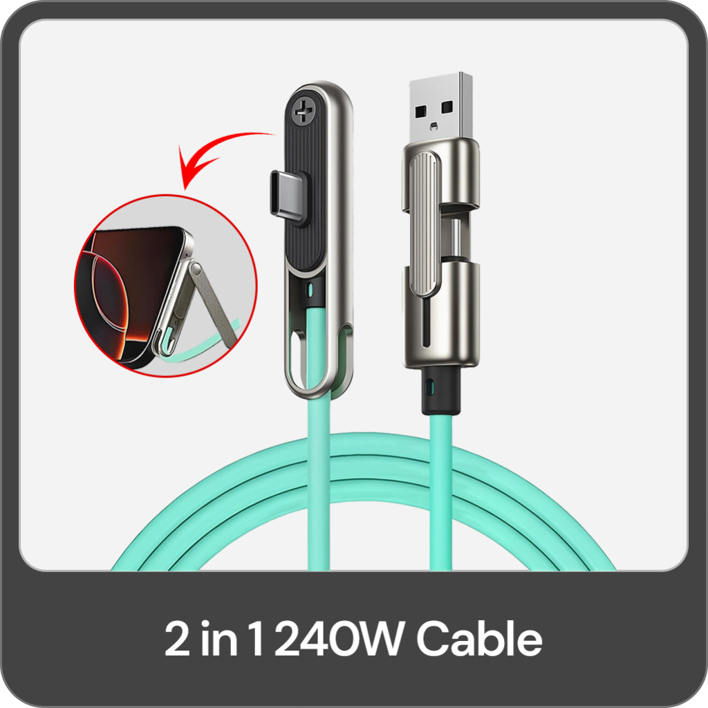 2 in 1 240W Cable With Stand 