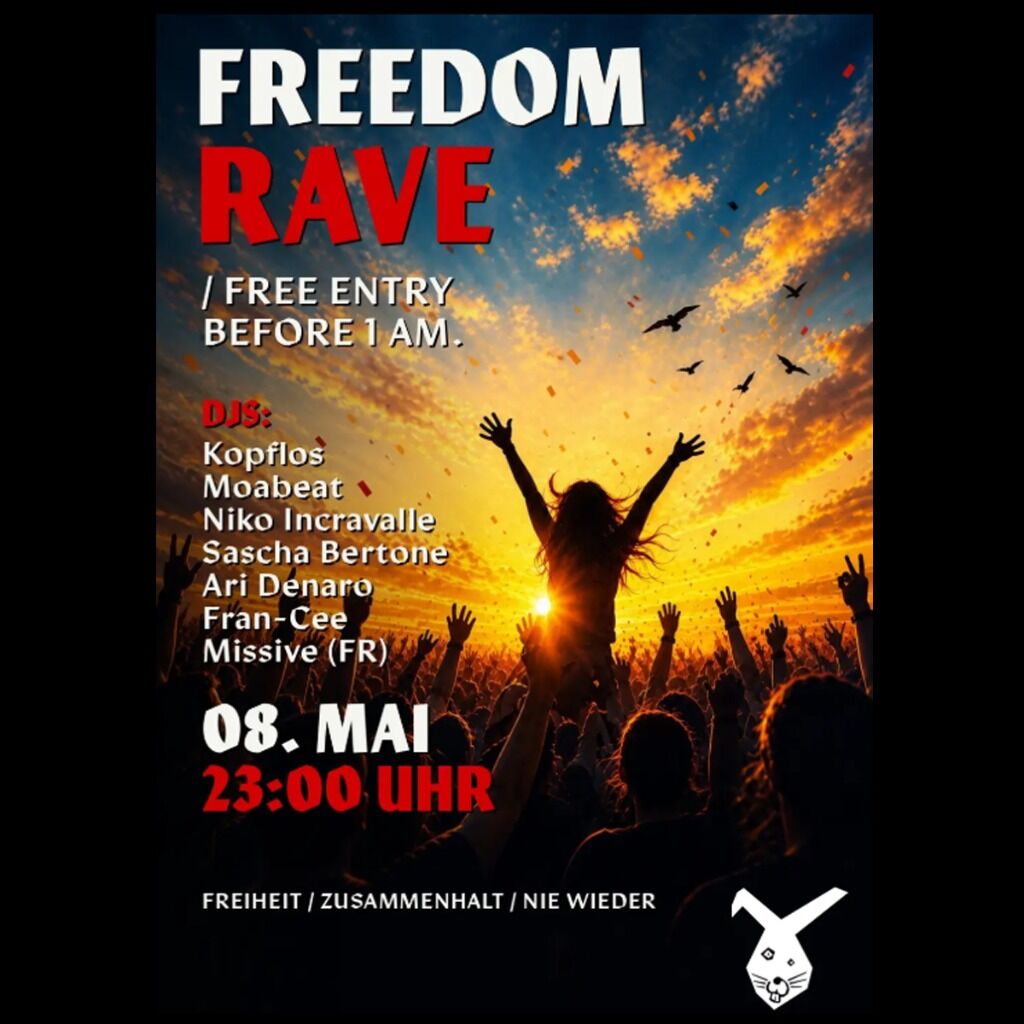 Fran-Cee - Freedom Rave @DerWei&szlig;eHase 🐰 (8. Mai 2026) 