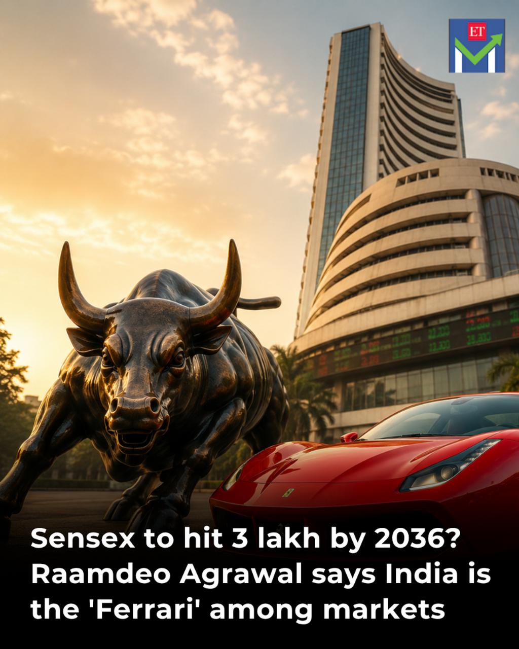 Sensex to hit 3 lakh by 2036? Raamdeo Agrawal says India is the 'Ferrari' among markets