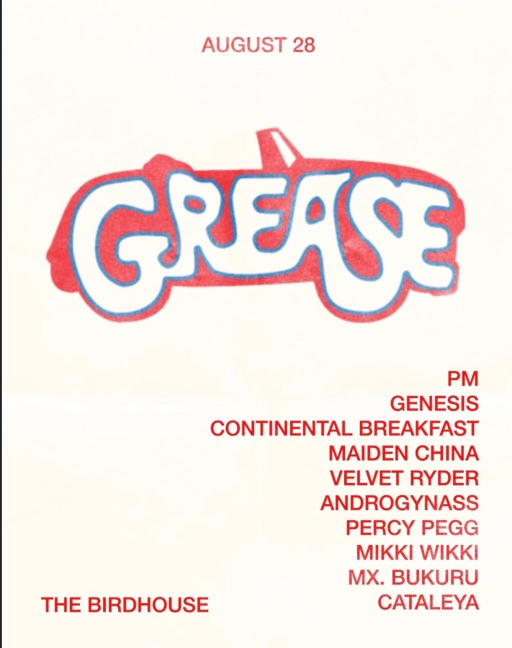 Grease Drag Musical 
