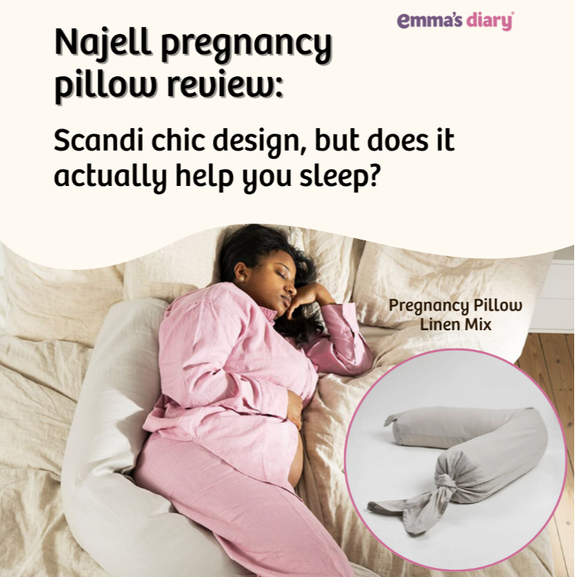 Najell pregnancy pillow review: Scandi chic design, but does it actually help you sleep?