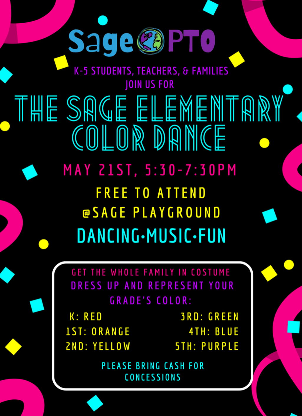 PYP Family Color Dance