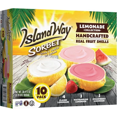 Island Way Sorbet Lemonade Sorbet