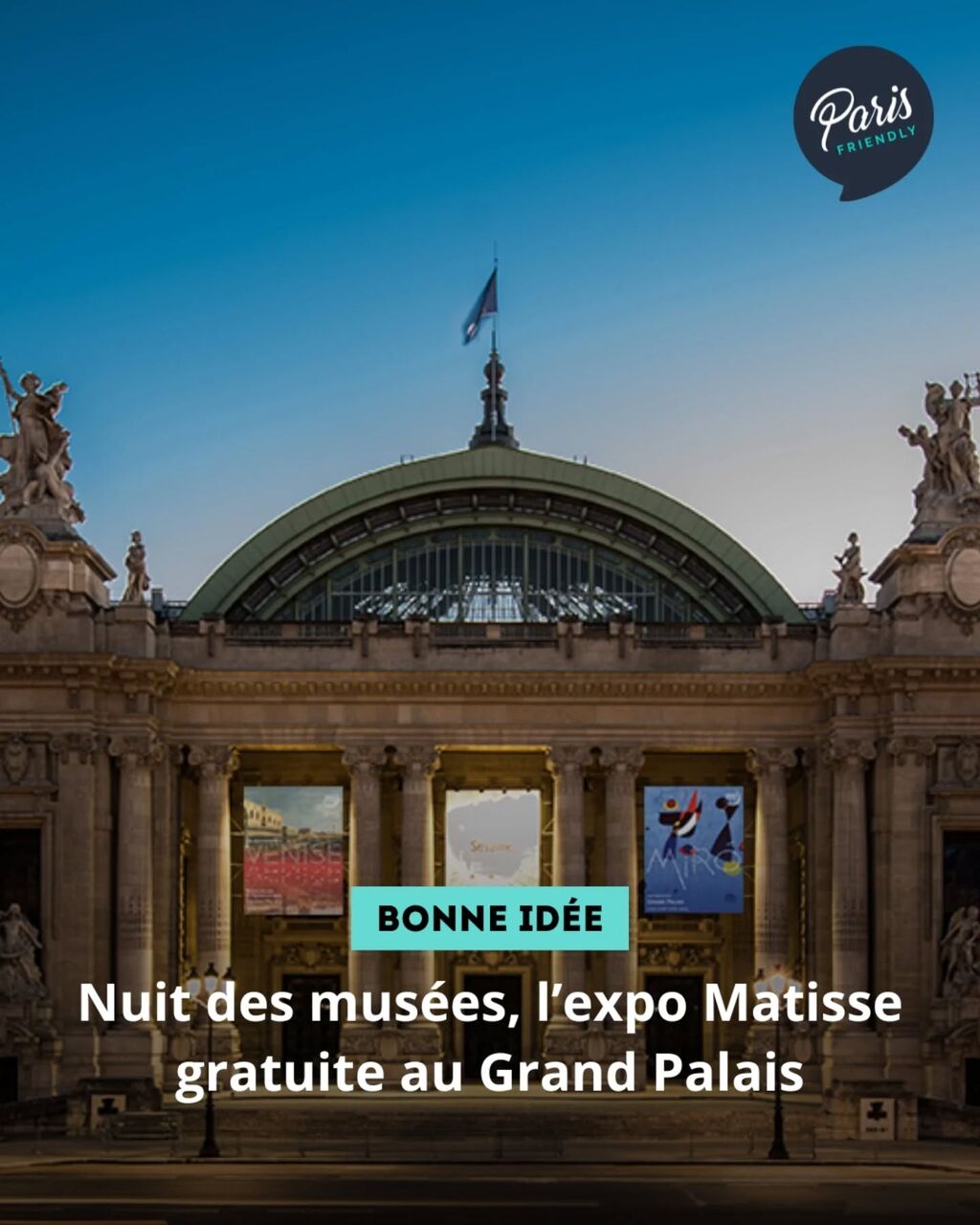Matisse gratuitement au Grand Palais, de nuit, le temps d&rsquo;une seule soir&eacute;e.
