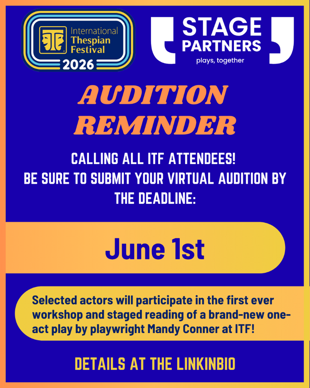 ITF reminder