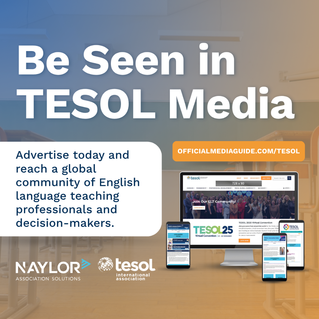 Explore TESOL advertising opportunities through Naylor