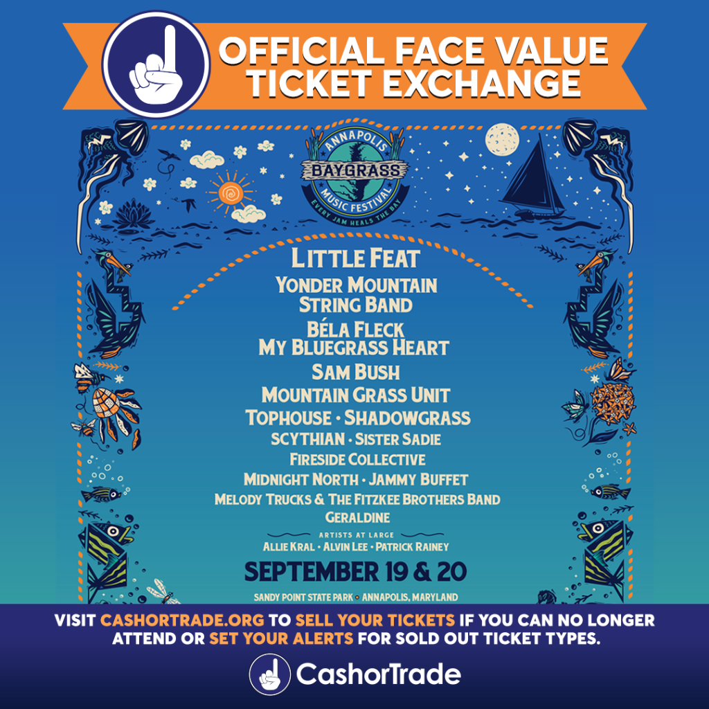 Annapolis Baygrass Festival tickets for face value!