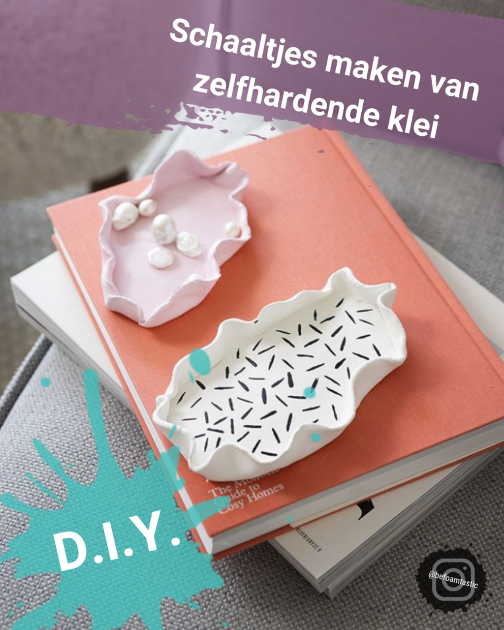DIY: Schaaltjes zelfhardende klei