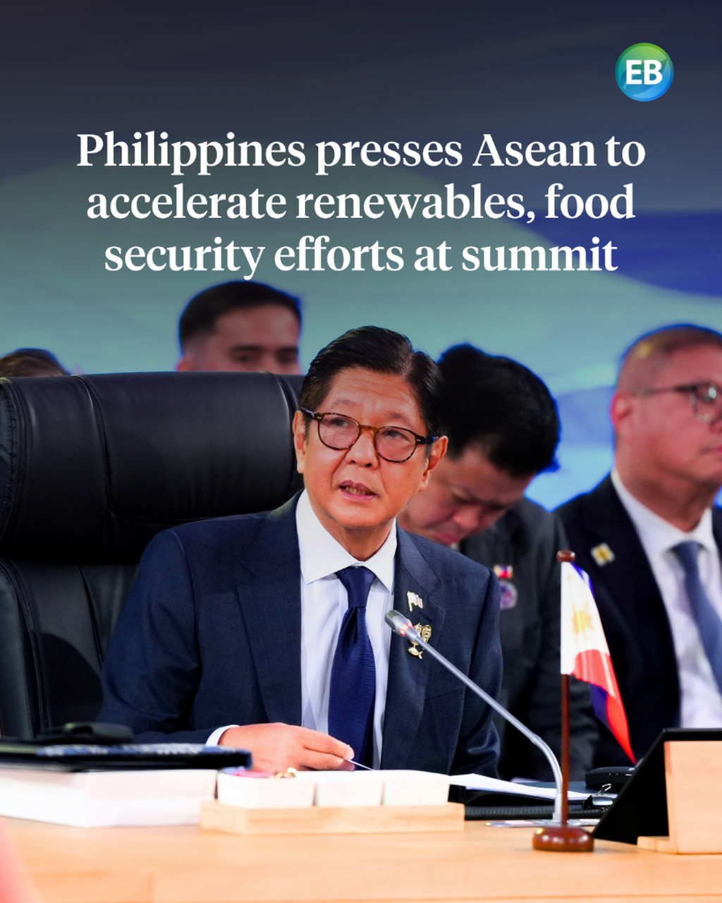 Philippines urges Southeast Asian neighbours to accelerate renewable energy, stabilise food security at Asean summit