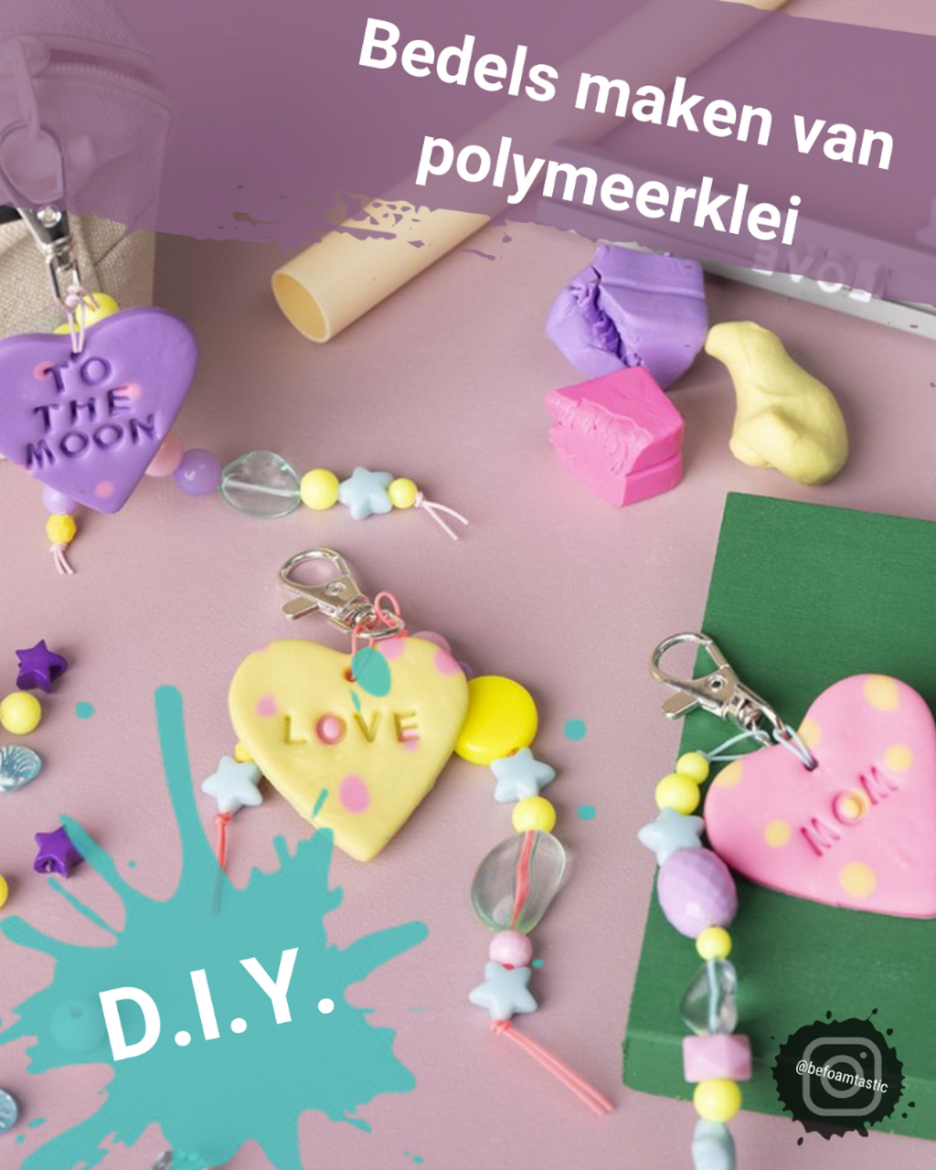 Bedels van polymeerklei