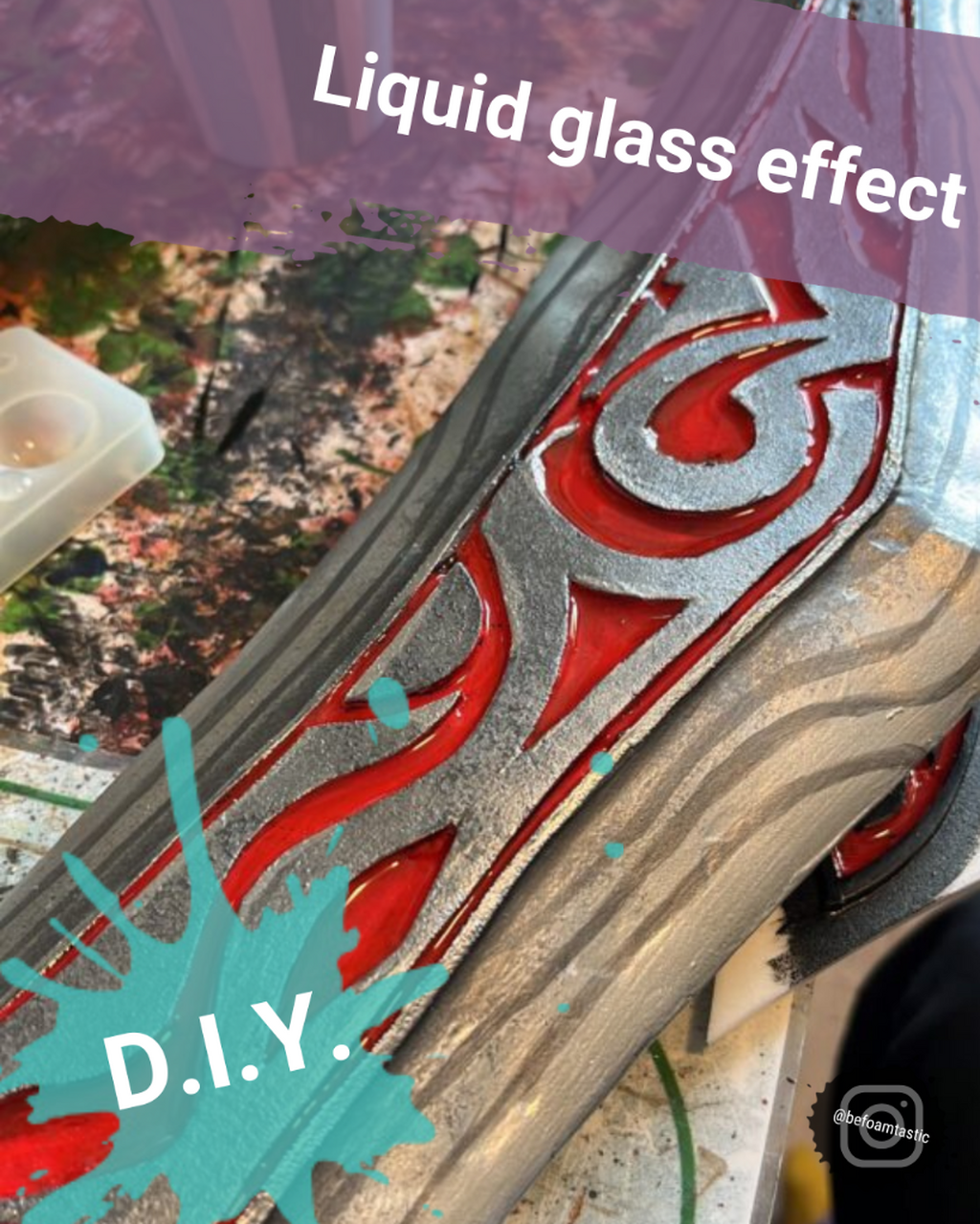 Liquid glass effect