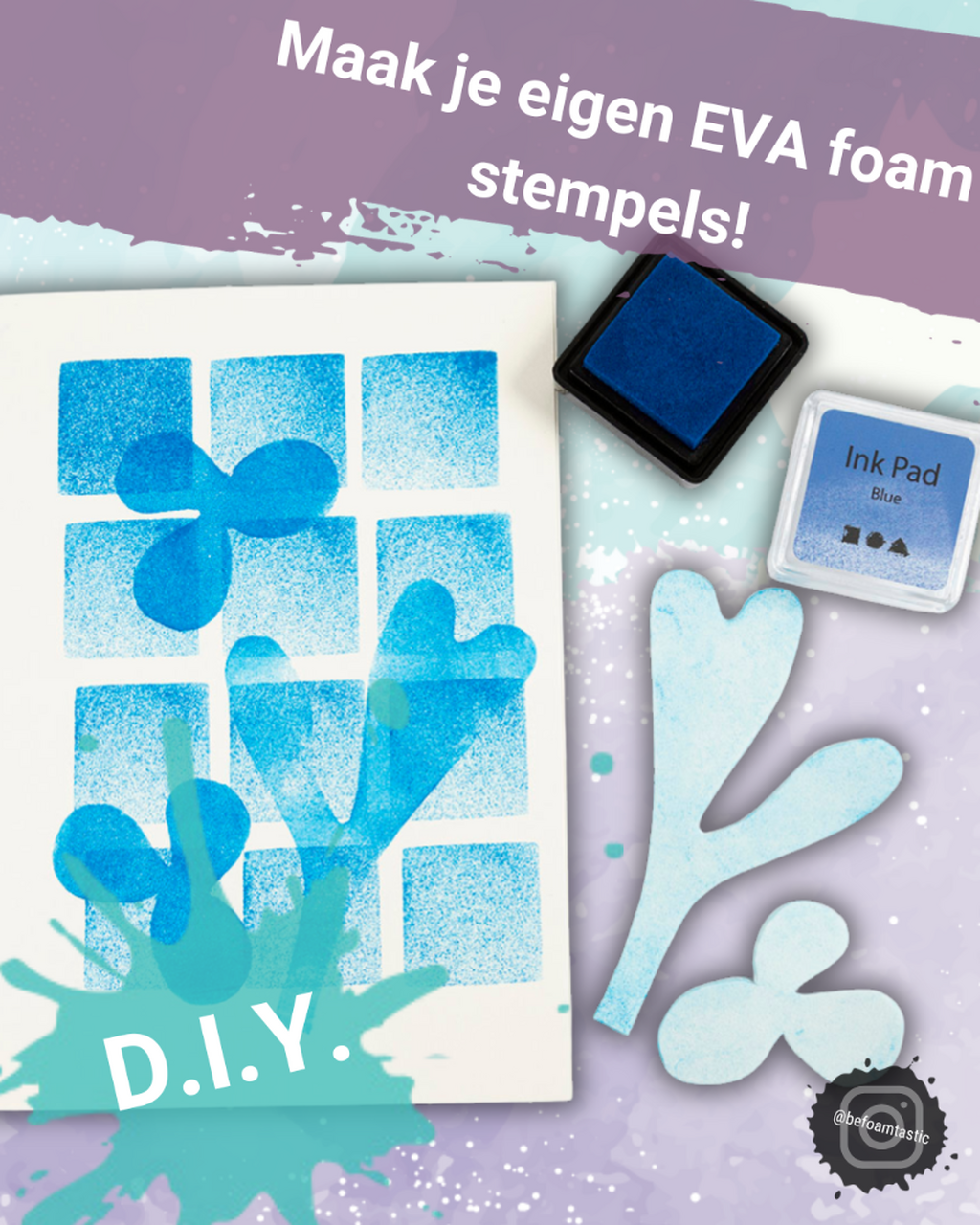 EVA foam stempels maken