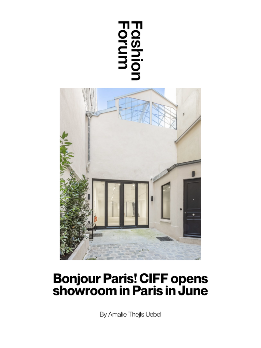 Bonjour Paris! CIFF opens showroom in Paris June
