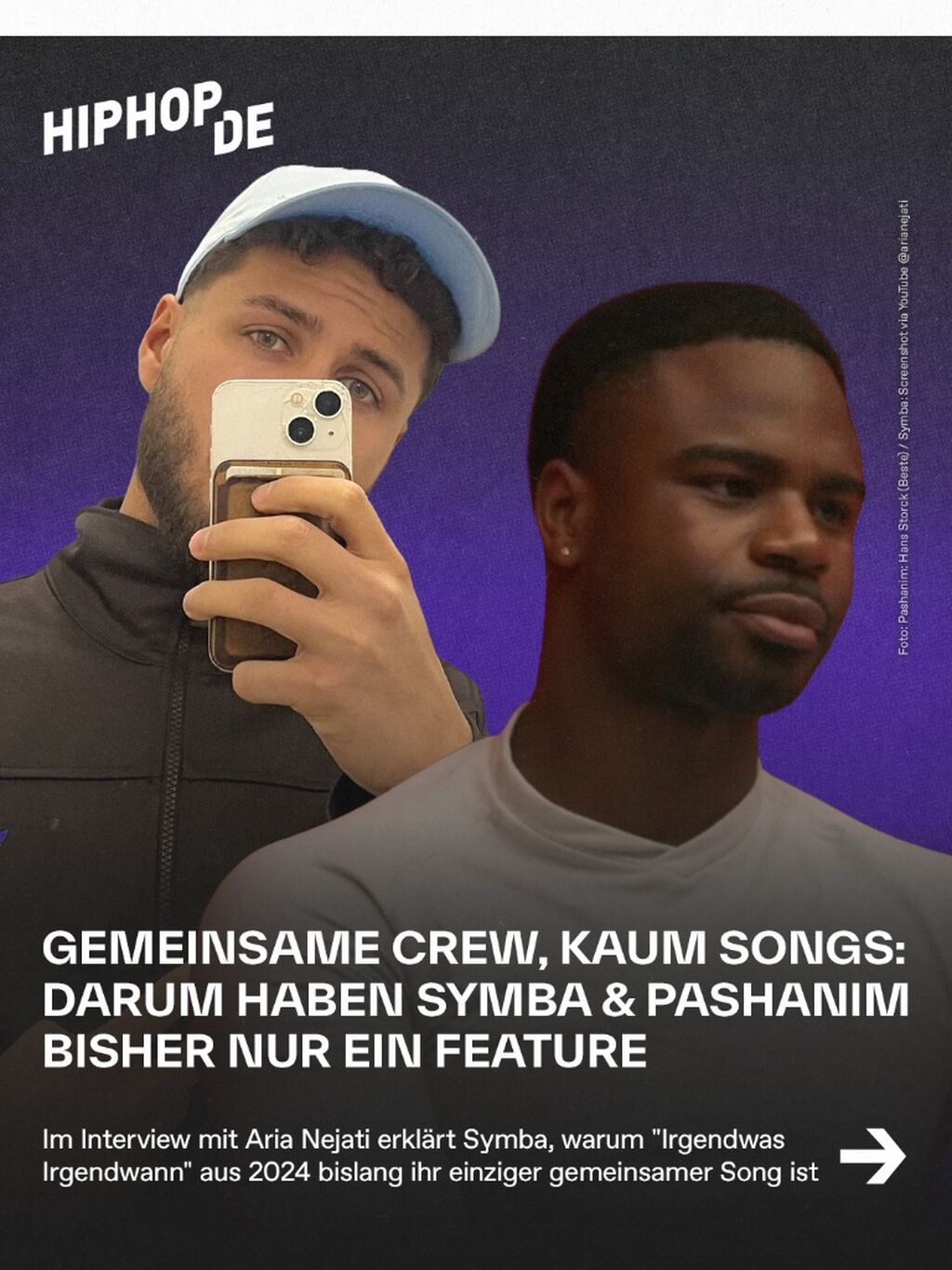Gemeinsame Crew, kaum Songs: Darum haben Symba & Pashanim bisher nur ein Feature