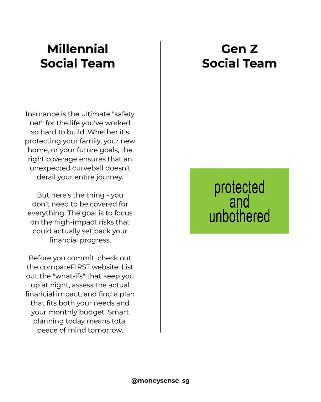 Millenial vs Gen Z Social Team