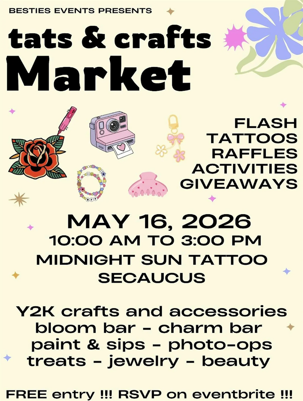 Tats & Crafts Market at Midnight Sun Tattoo