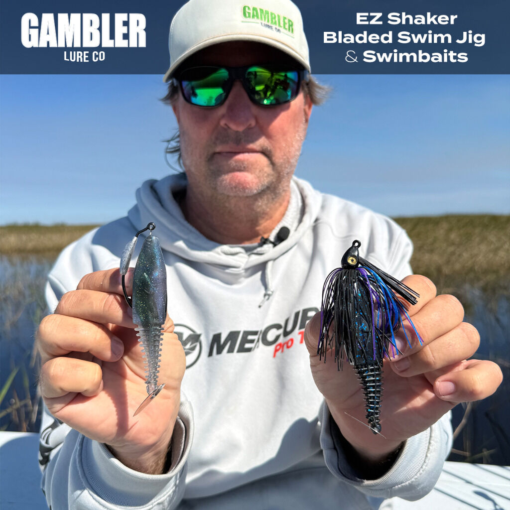 Gambler EZ Shaker Bladed Swimbait and Swim Jig!