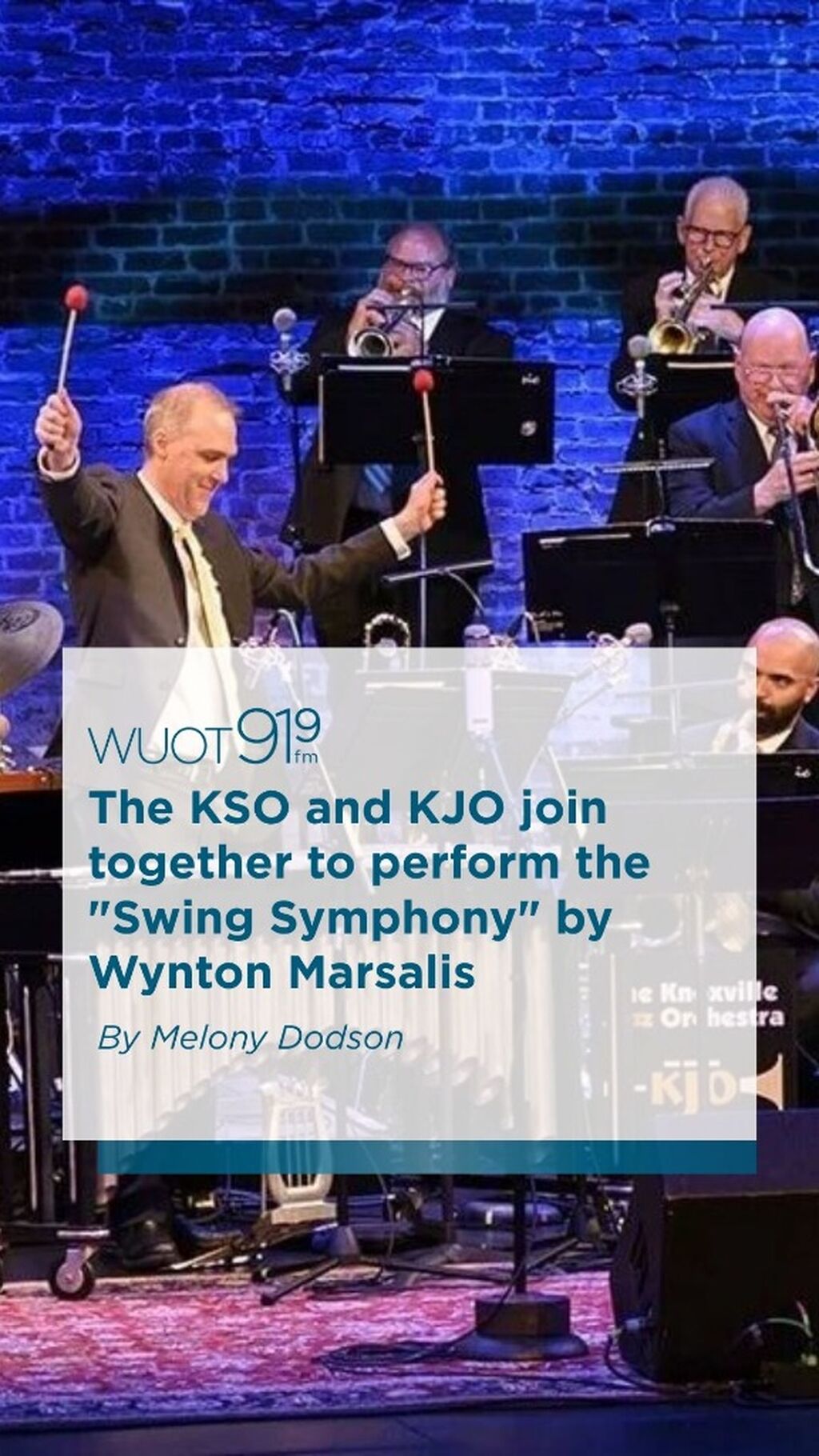 The KSO and KJO join together to perform the "Swing Symphony" by Wynton Marsalis