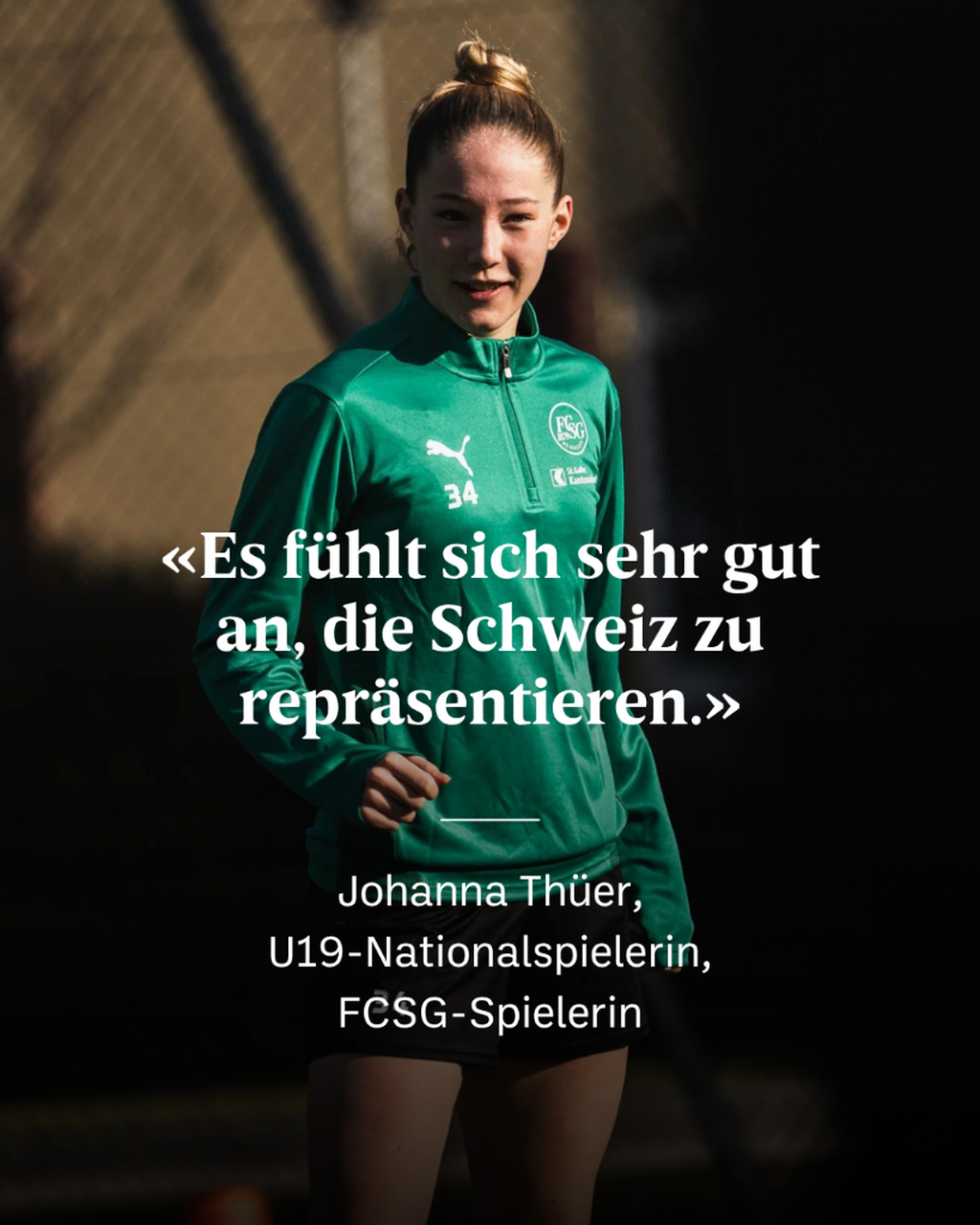 &laquo;Es f&uuml;hlt sich sehr gut an, die Schweiz zu repr&auml;sentieren&raquo;: Frauenfelderin spielt mit der U19-Nati an der EM
