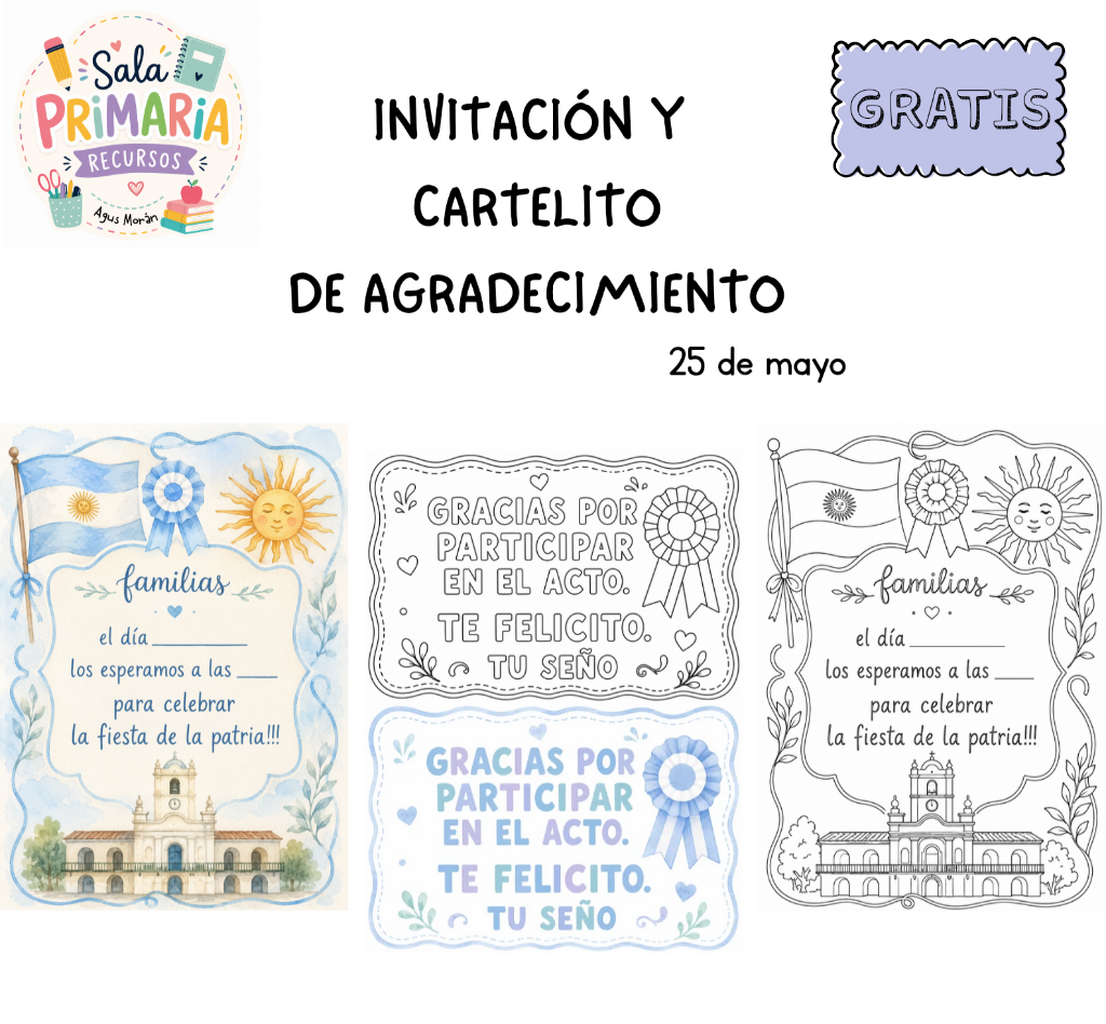 Invitaci&oacute;n 25 de mayo