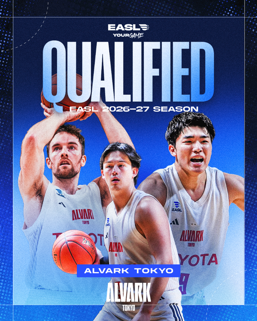 EASL 2026-27 Qualified: Alvark Tokyo