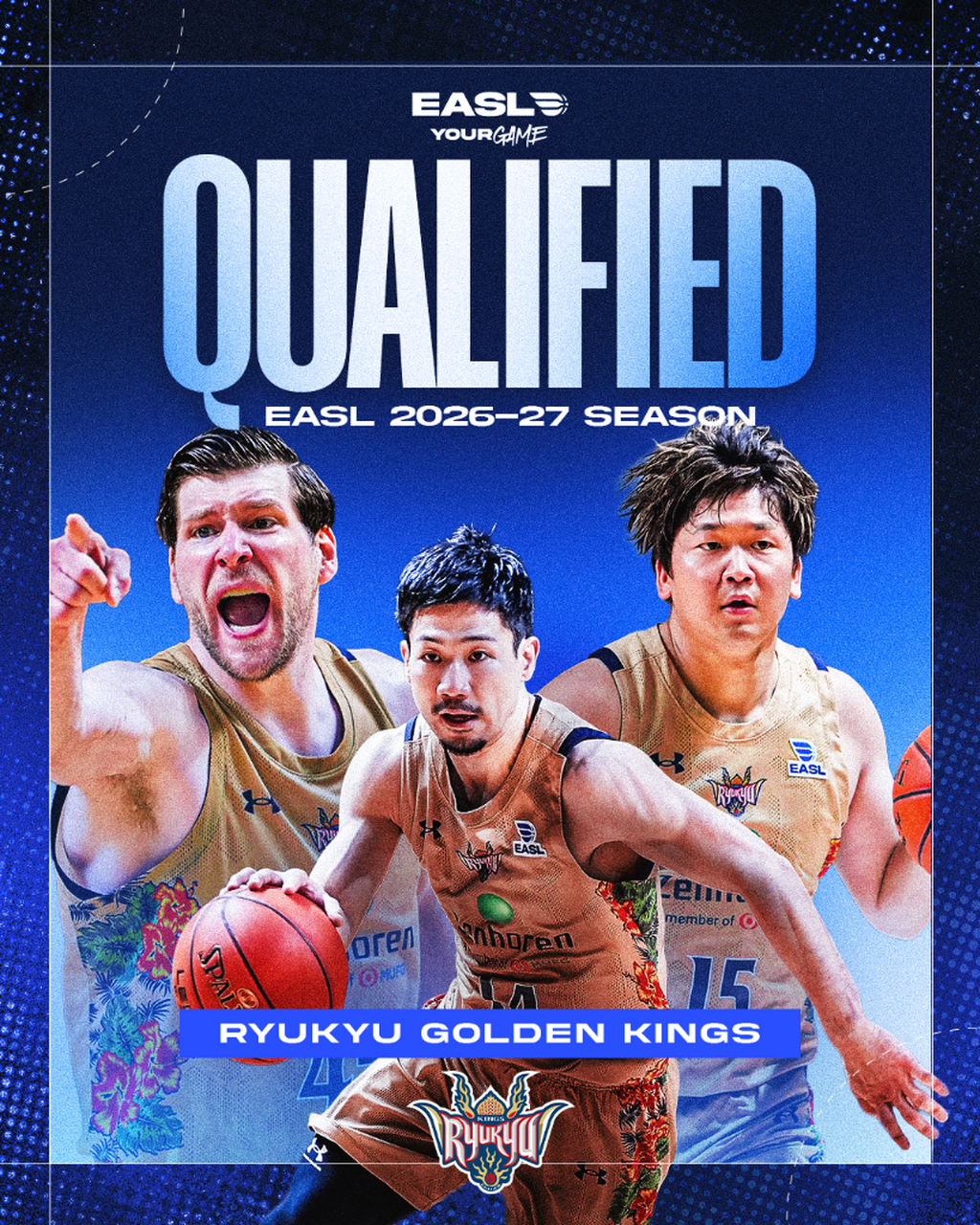 EASL 2026-27 Qualified: Ryukyu Golden Kings