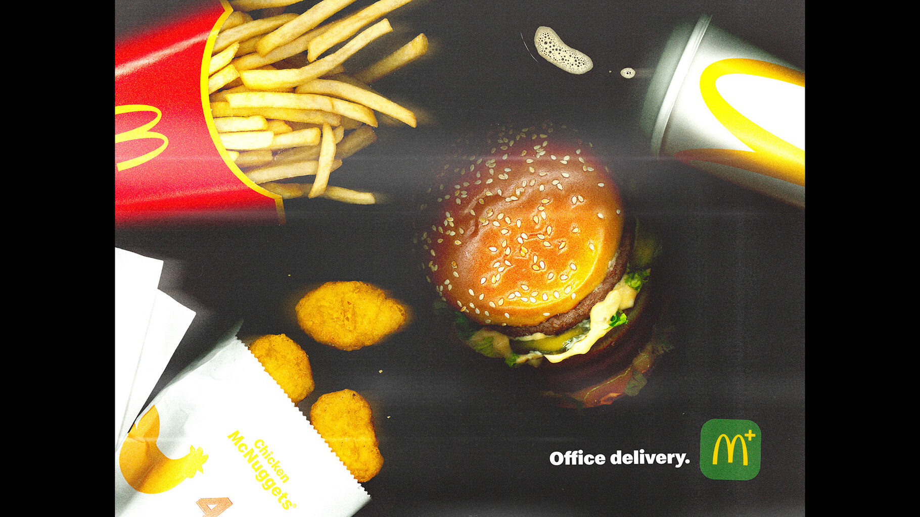 McDonald&rsquo;s photocopied its lunch menu to promote office delivery