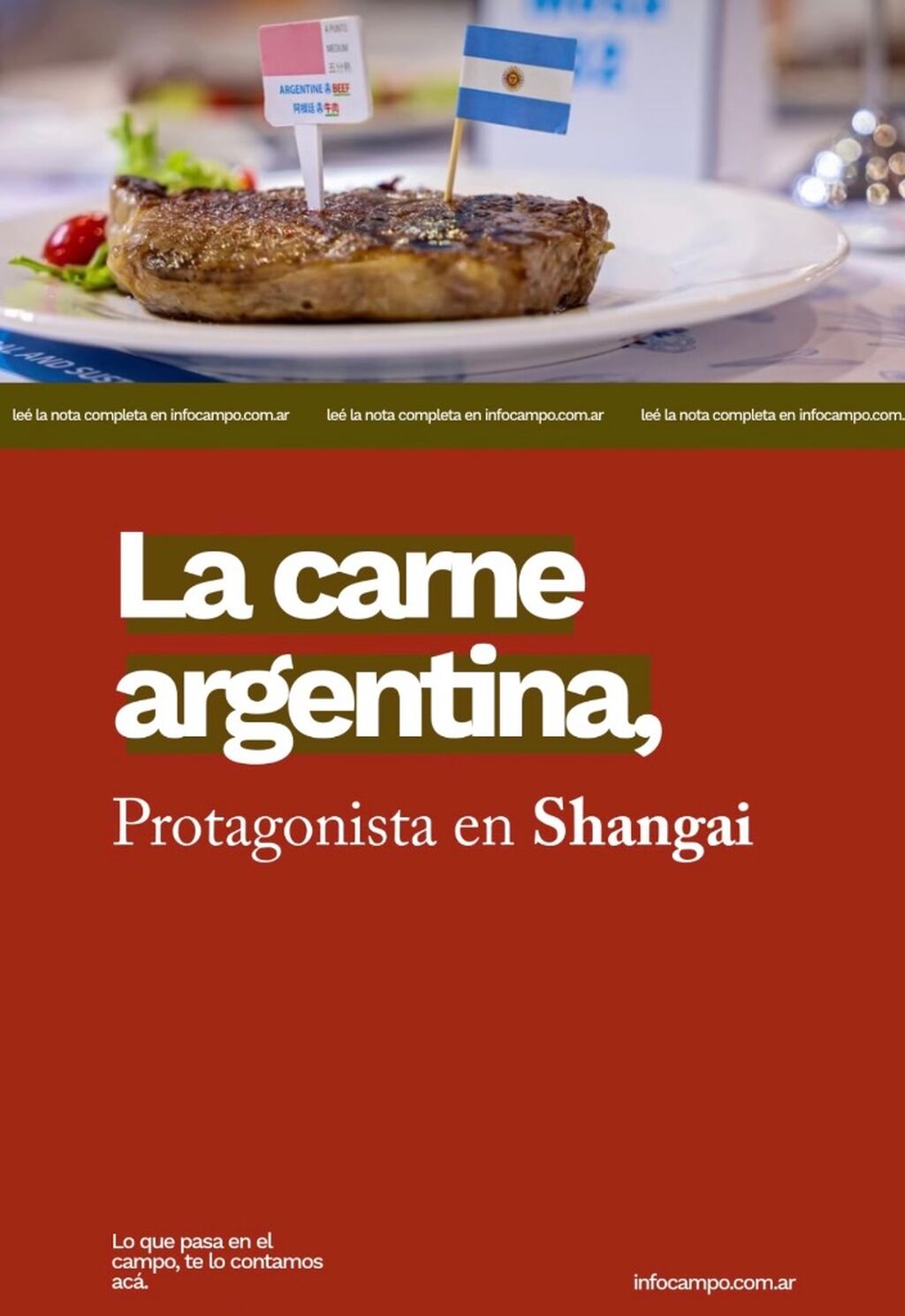 Comenz&oacute; la Sial China, con el rol protag&oacute;nico de Argentina como su 2&deg; mayor proveedor de carne | Infocampo